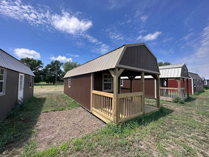 20% OFF SALE <> 12x32 Premier Lofted Barn Cabin - Ready For Delivery - Wisner Nebraska Location