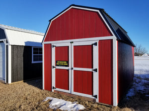 Order One Like This! 10X16 Lofted Barn With Shelving