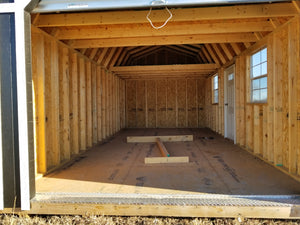 Order One Like This! 12x24 Lofted Garage With our Upgraded Heavy Duty Flooring! .