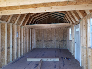 Order One Like This! 12x24 Lofted Garage With our Upgraded Heavy Duty Flooring! .