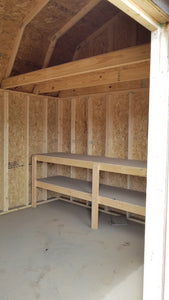 Order One Like This!  10X20 Side Lofted Barn With Work Bench.