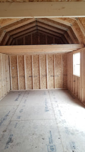 Order One Like This!  12X24 LOFTED GARAGE With Upgraded Flooring!