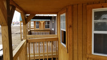 Load image into Gallery viewer, USED 12x32 Deluxe Lofted Barn Cabin... ( O&#39;NEILL LOT ) SOLD!