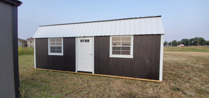 Order 1 Like this!!    12x24 Lofted Garage with two 3x3 windows, roll up door, walk-in door, and upgraded flooring